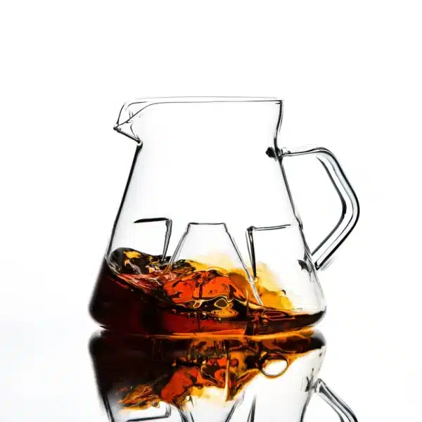 icosa glass clear cup sensory cup specialty coffee mug cyclone carafe 5