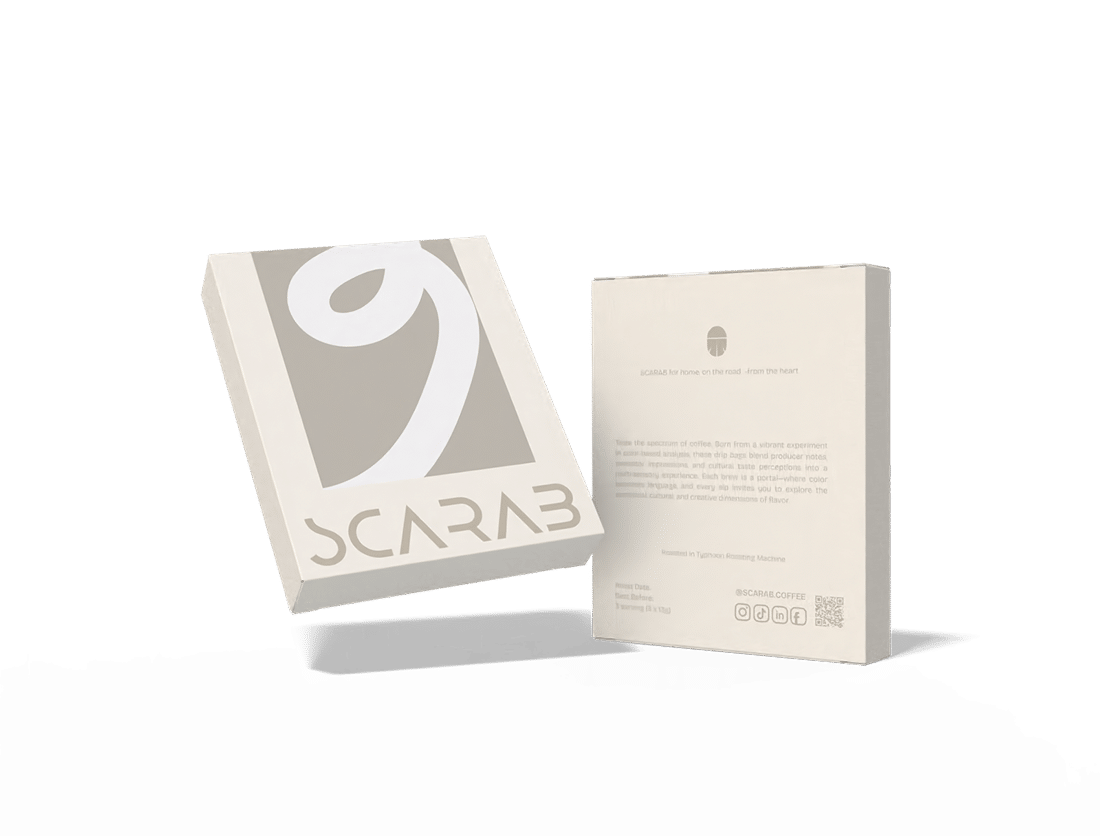 Drip Bag BALANCED SELECTION Scarab Coffee coffee shops Dubai roastery machinery drinkware